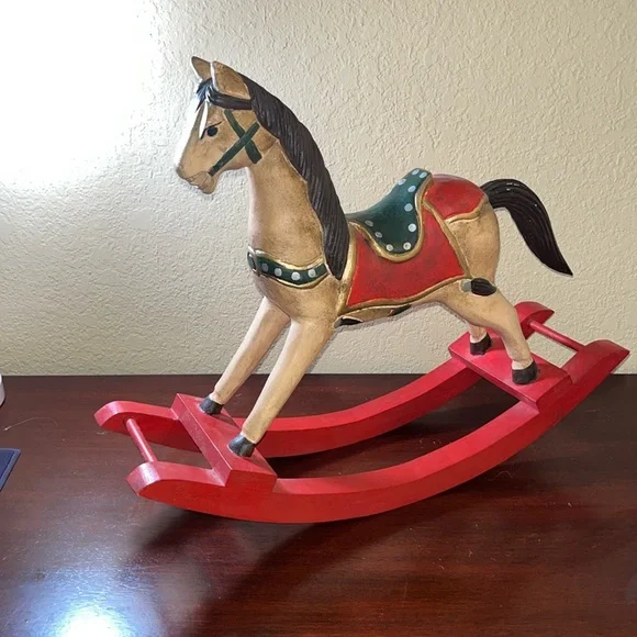 Pier 1 Rocking horse Christmas decor - Picture 1 of 6